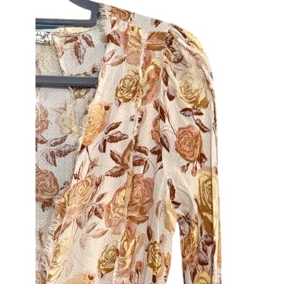 Free People Intimately Free Everything's Rosy Bodysuit Small Boho Feminine - Picture 5 of 9